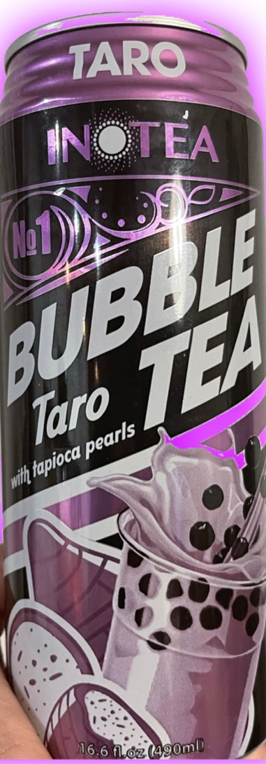 Taro Bubble Tea with Pearls